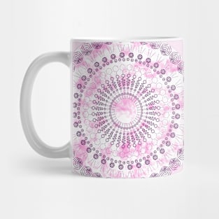 Geometric Purple/Pink Spiral Mug